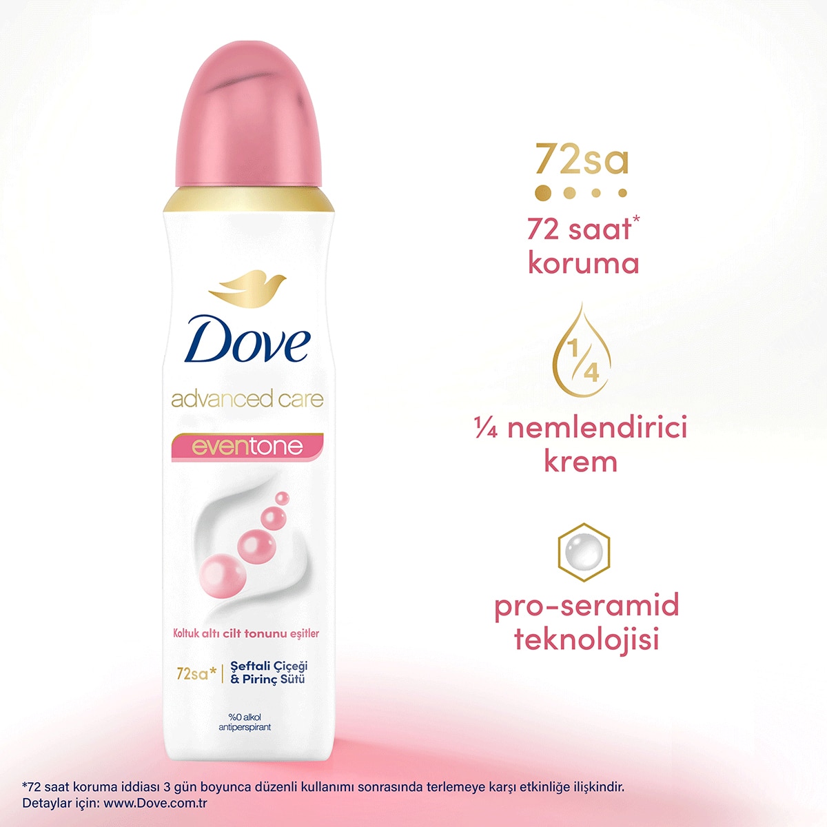  DOVE DOVE Dove Kadın Sprey Deodorant Eventone Kalendula Özü 150 ml  1 of 11 