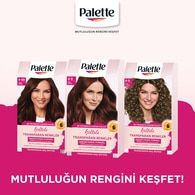  PALETTE PALETTE Palette Işıltılı Transparan Renkler Kızıl Kahve 5-8  1 of 9 