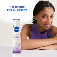 Nivea Fresh Sensation Kadın Sprey Deodorant 150 ml 72 Saat Anti-perspirant Koruma
