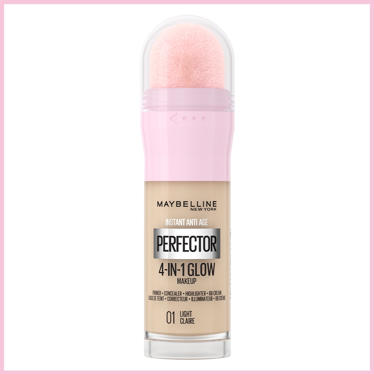  MAYBELLINE EXC. MAYBELLINE Maybelline New York Instant Perfector Glow 4 Etki 1 Arada Fondöten 01 Light  1 of 7 
