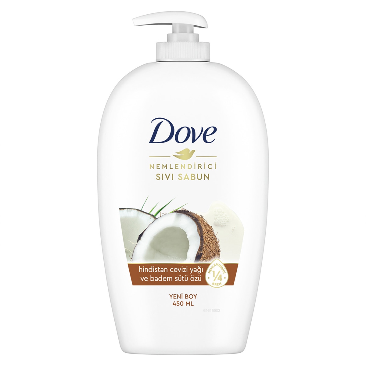  DOVE DOVE Dove Nemlendirici Sıvı Sabun HndistanCevizi Yağı Badem Sütü 450 ml  1 of 7 