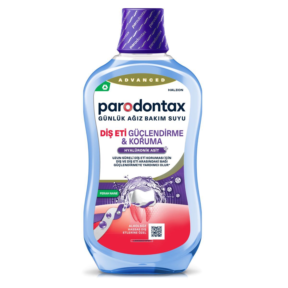 PARODONTAX PARODONTAX Parodontax Diş Eti Güçlendirici ve Koruyucu Ağız Bakım Suyu 500 ml 1 of 7