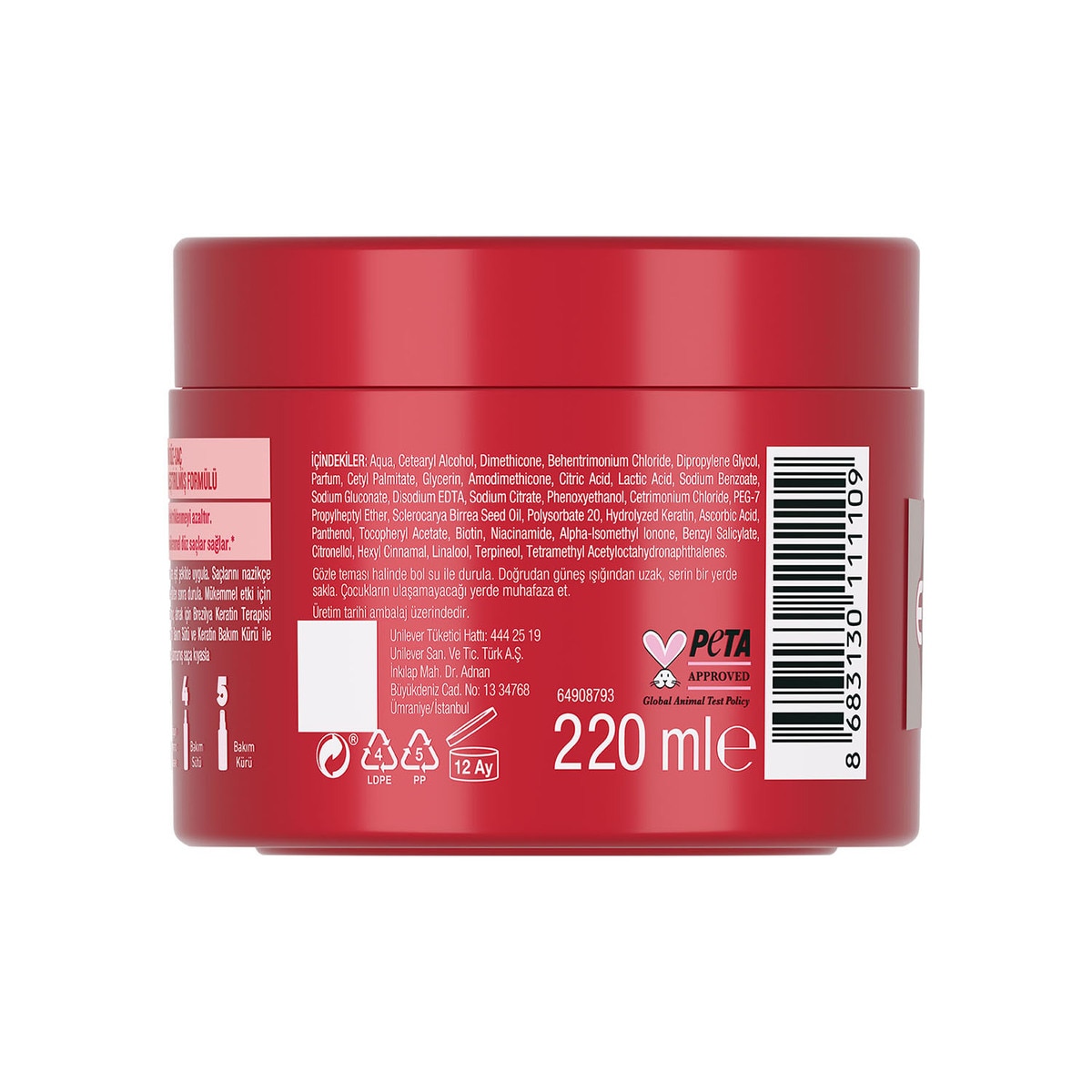  ELİDOR ELİDOR Elidor Brezilya Keratin Terapisi Yoğun Onarıcı Saç Maskesi 220 ml  1 of 9 