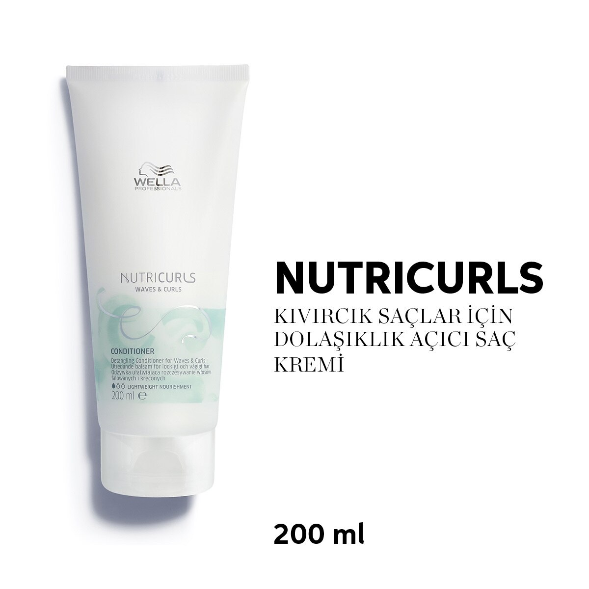  undefined WELLA PROFESSIONALS EXC. Wella Professionals Nutricurls Dolaşıklık Açıcı Saç Kremi 200 ml  1 of 6 