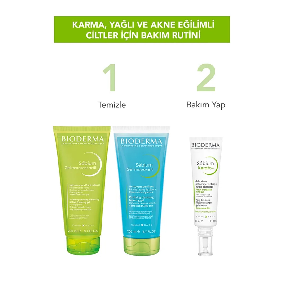  undefined BIODERMA Bioderma Sebium Kerato Nemlendirici Jel Krem 30 ml  1 of 7 