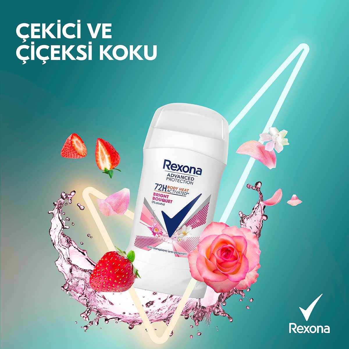 REXONA REXONA Rexona Advanced Protection Kadın Stick Deodorant Bright Bouquet 50 ml 1 of 8