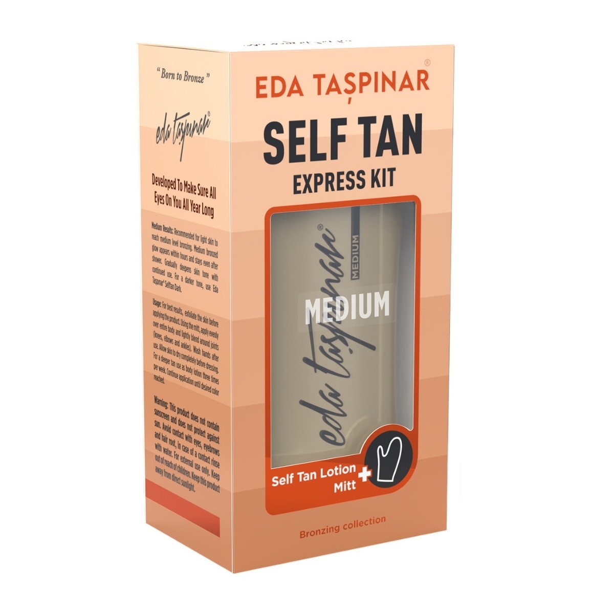 EDA TAŞPINAR EDA TAŞPINAR Eda Taşpınar Güneşsiz Bronzlaştırıcı Self Tanning Medium 200 ml 1 of 2