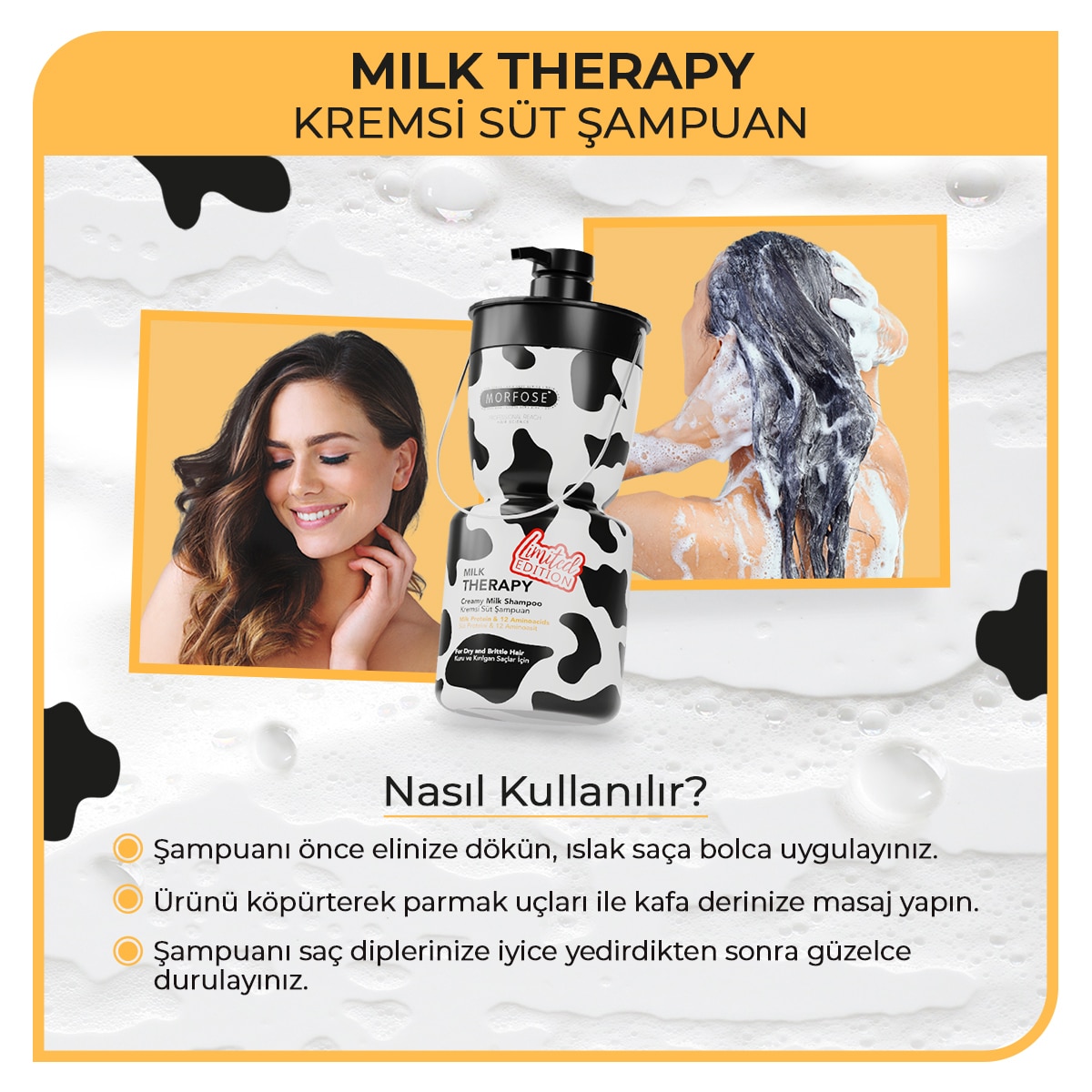  MORFOSE EXC. MORFOSE EXC. Morfose Şampuan Milk Therapy 750 ml  1 of 7 