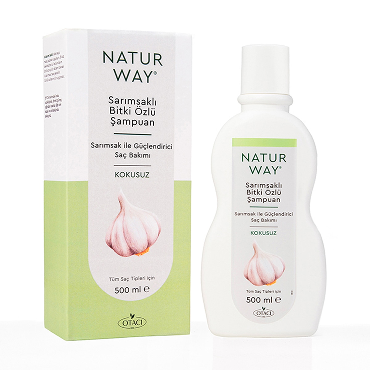  NATURWAY NATURWAY Naturway Bitkisel Şampuan Sarımsaklı 500 ml  1 of 9 
