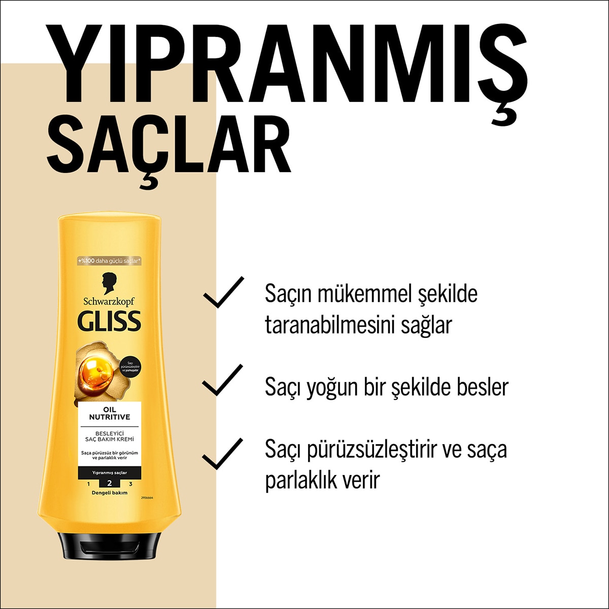 GLISS GLISS Gliss Ultimate Oil Elixir Besleyici Saç Bakım Kremi Aminoasit ve Argan Yağı ile 360 ml 1 of 7