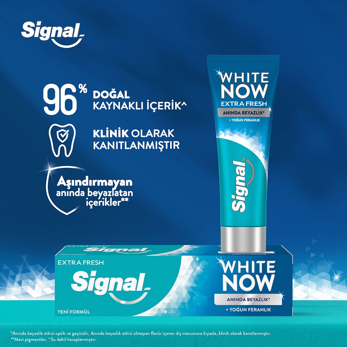 SIGNAL SIGNAL Signal White Now Extra Fresh Anında Beyazlatıcı Diş Macunu 75 ml 1 of 7