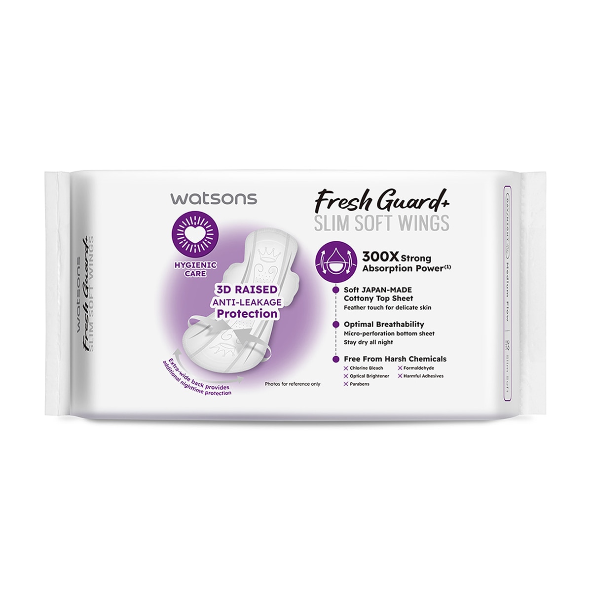  WATSONS WATSONS Watsons Fresh Guard+ Slim Soft Uzun 18'li  1 of 2 