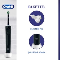 Oral-B Şarjlı/Elektrikli Diş Fırçası Vitality Pro Siyah Koruma ve Temizlik