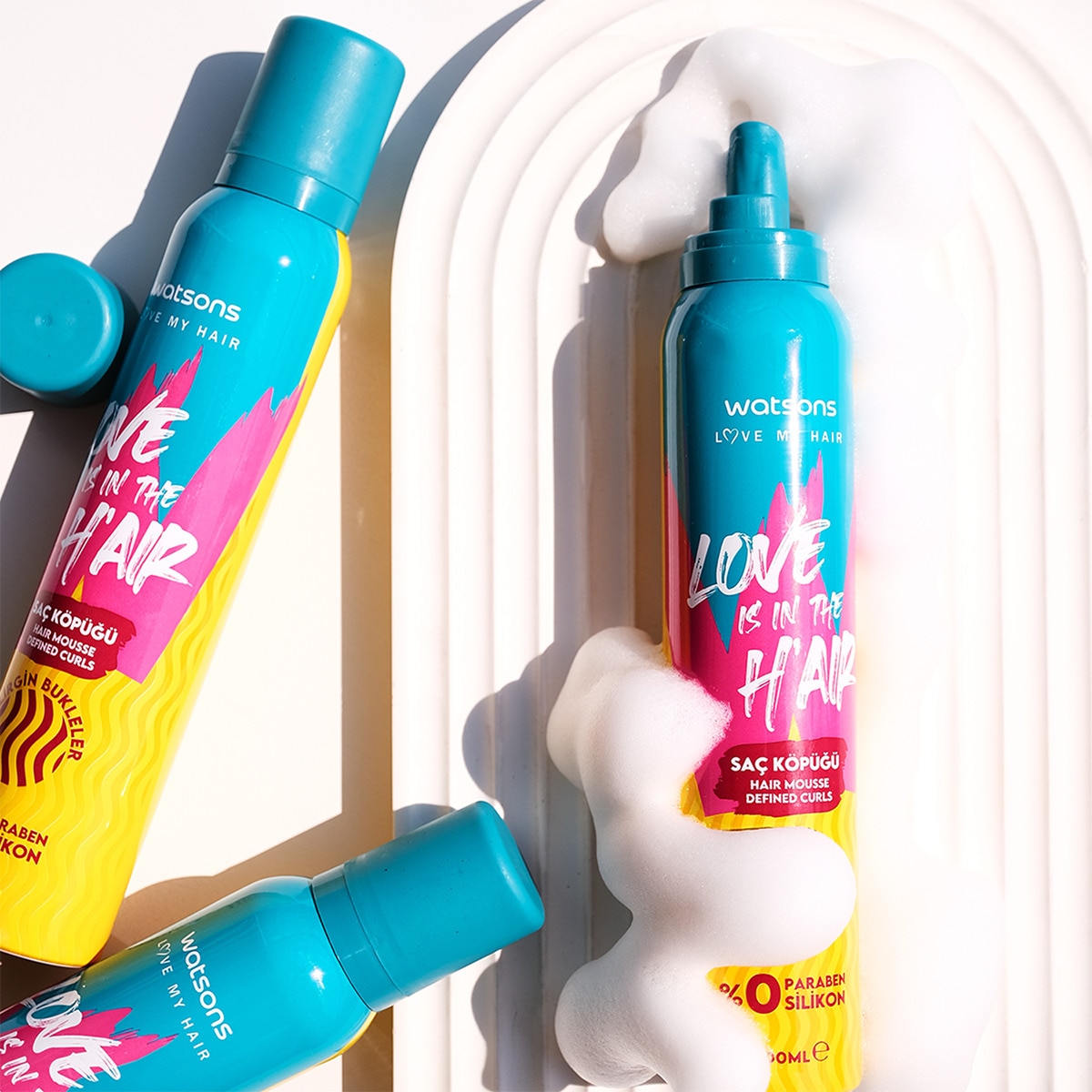 WATSONS WATSONS Watsons Saç Köpüğü Bukle Belirginleştirici 200 ml 1 of 4