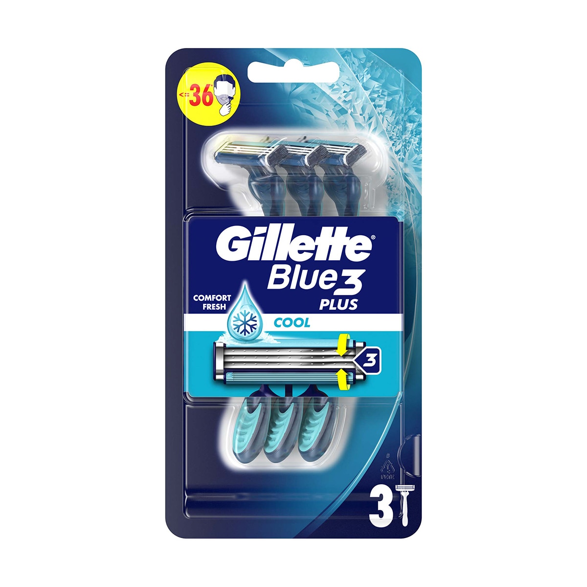  GILLETTE GILLETTE Gillette Blue3 Cool Kullan At Tıraş Bıçakları x 3  1 of 8 