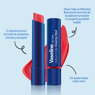  VASELINE VASELINE Vaseline Renkli Dudak Bakım Balmı Kissing Red 3 g  1 of 9 