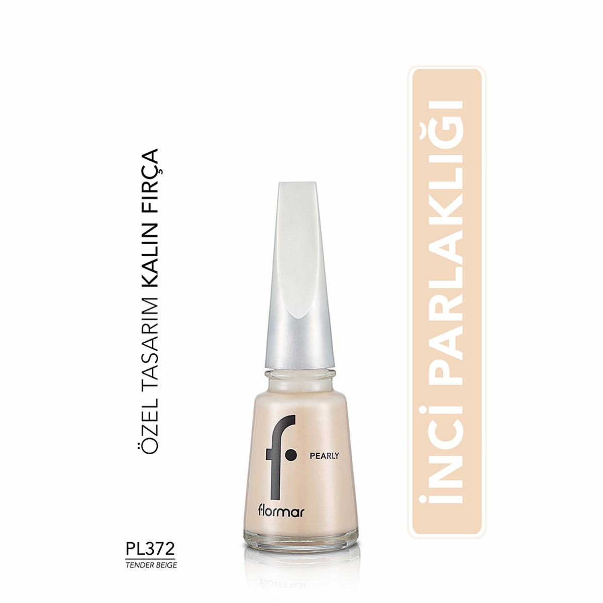 FLORMAR FLORMAR Flormar Pearly Oje No: 372 Tender Beige 1 of 5
