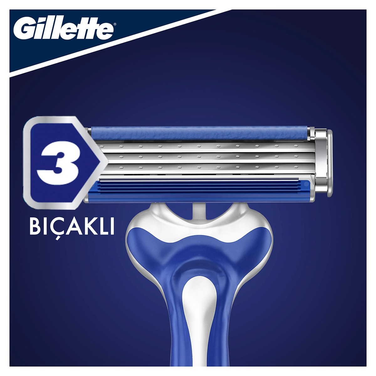GILLETTE Gillette Blue3 Sensitive Kullan At Tıraş Bıçağı 6 Adet 1390459 ...