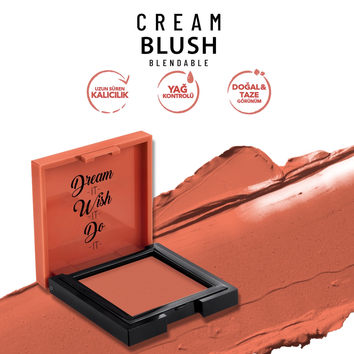  PASTEL PASTEL Pastel Cream Blush Krem Allık 46 Harmony  1 of 8 