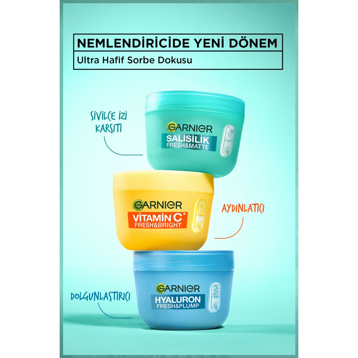  GARNIER GARNIER Garnier Salisilik Fresh & Matte Sorbe Yüz Kremi 85 ml  1 of 10 