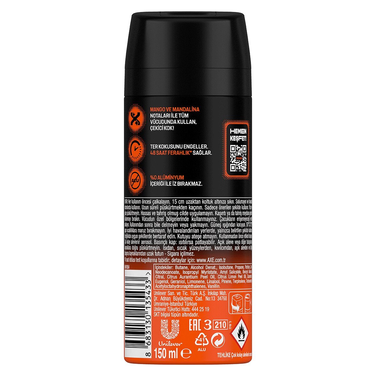  AXE AXE Axe Sunset Fresh Deodorant 150 ml  1 of 9 