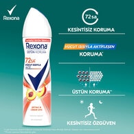  REXONA REXONA Rexona Kadın Sprey Deodorant Şeftali & Limon Otu 72 Saat Kesintisiz Üstün Koruma 150 ml  1 of 9 