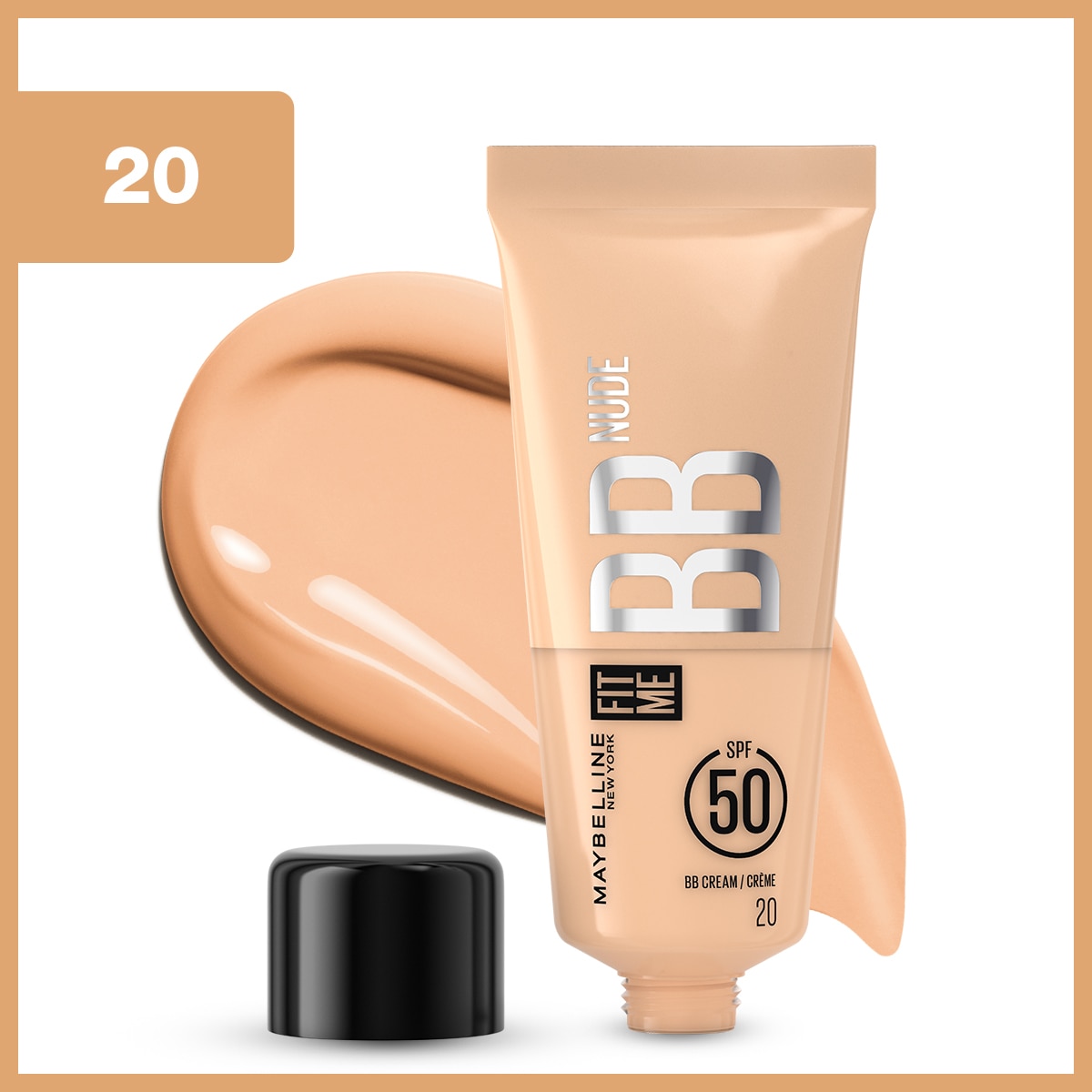  MAYBELLINE MAYBELLINE Maybelline New York Fit Me Nude Cilt Bakımı Etkili Nemlendirici SPF50 BB Krem 20  1 of 12 