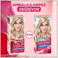Garnier Çarpıcı Renkler Saç Boyası 111 Ekstra Açık Gümüş Sarısı