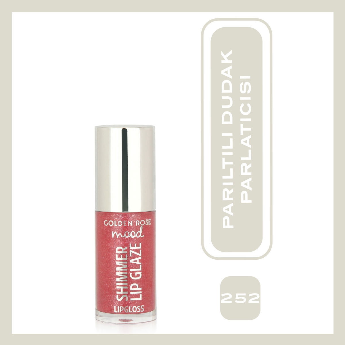 GOLDEN ROSE GOLDEN ROSE Golden Rose Mood Shimmer Dudak Parlatıcısı No: 252 Peach Fizz 1 of 3