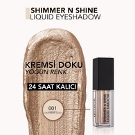 Flormar Shimmer & Shine Işıltılı Likit Far No: 001