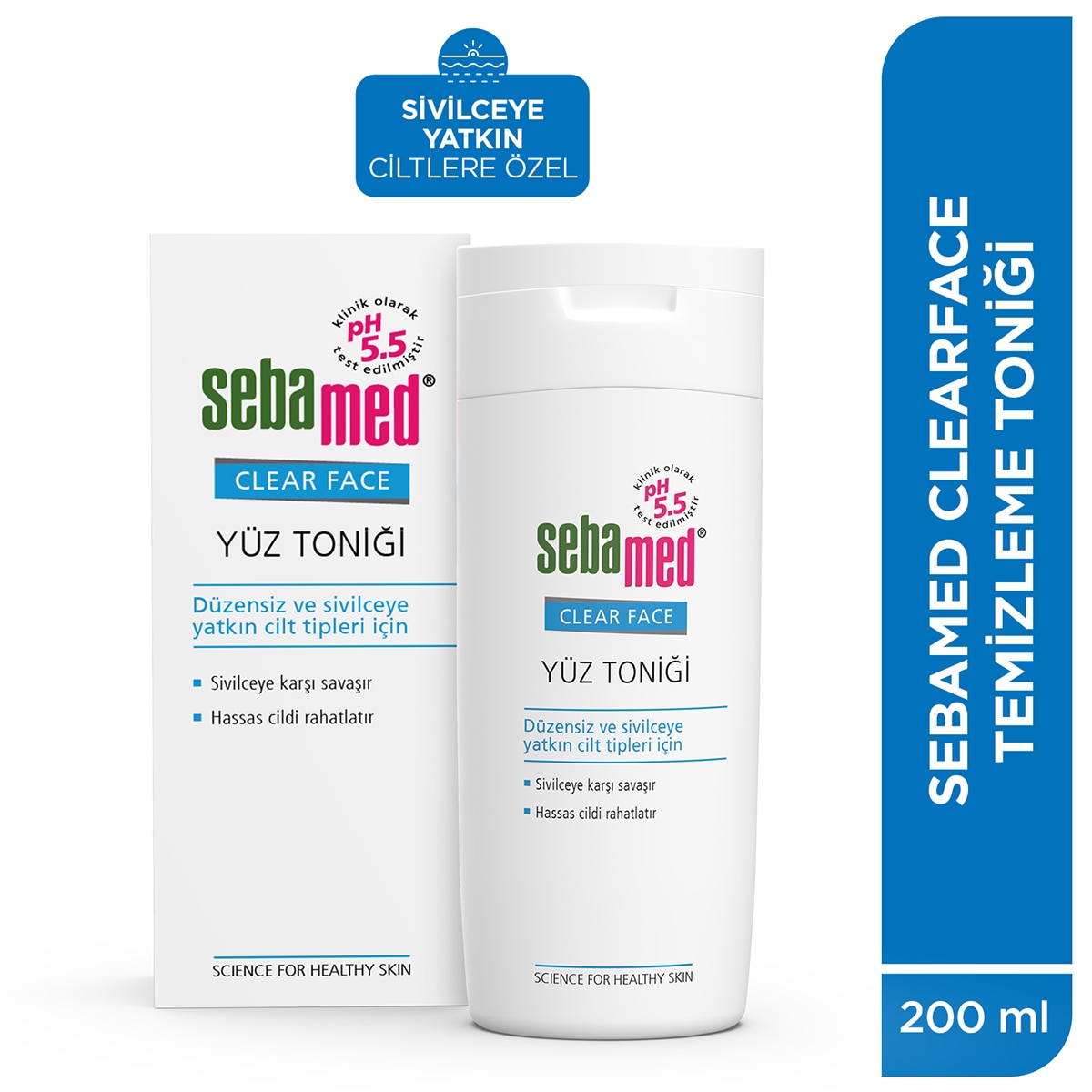  undefined SEBAMED Sebamed Clear Face Yüz Temizleme Tonik 200 ml  1 of 5 