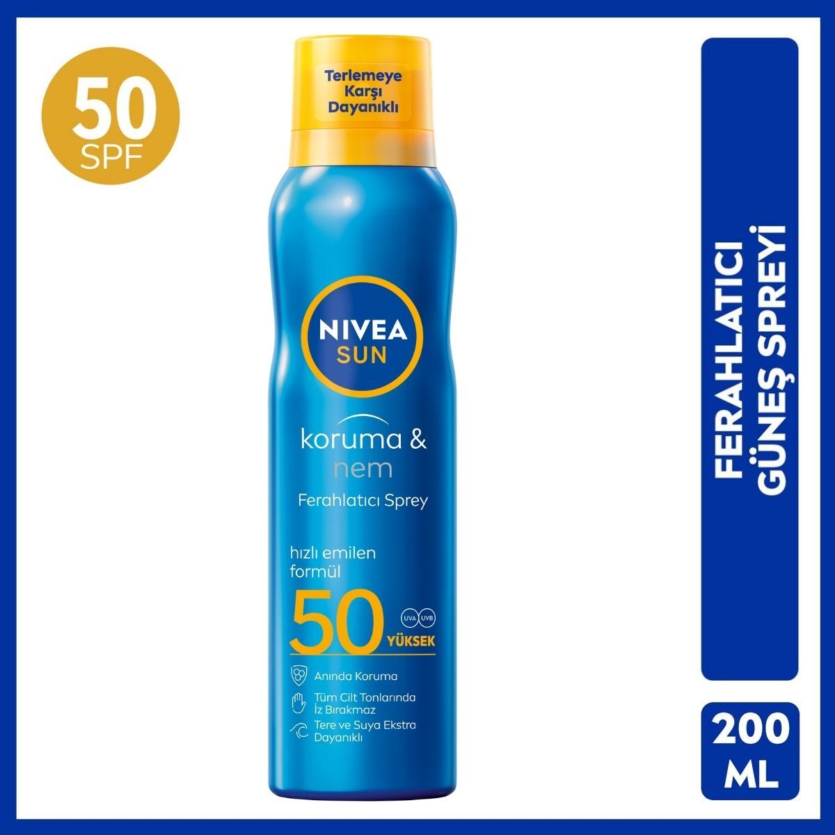  NIVEA SUN NIVEA SUN Nivea Sun Güneş Koruyucu ve Ferahlatıcı Vücut Spreyi 200 ml  Nivea Sun Güneş Koruyucu ve Ferahlatıcı Vücut Spreyi 200 ml