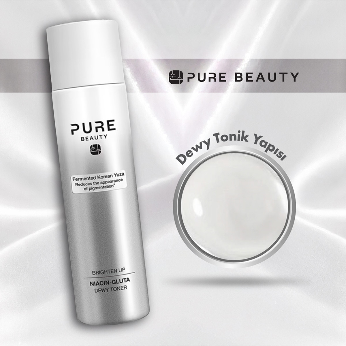 PURE BEAUTY PURE BEAUTY Pure Beauty Brighten Up Nem Veren Tonik 140 ml 1 of 4