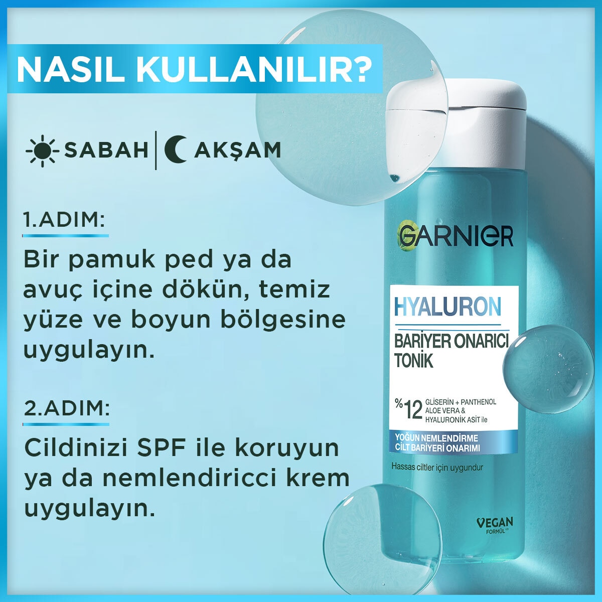  GARNIER GARNIER Garnier Hyaluron Bariyer Onarıcı Tonik 120 ml  1 of 10 