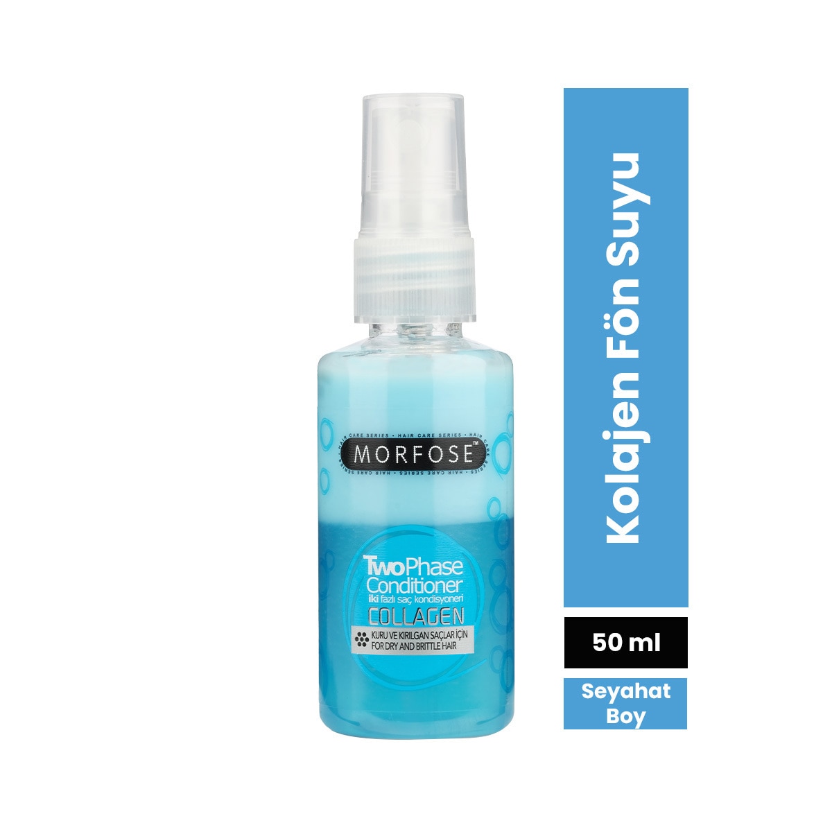  MORFOSE MORFOSE Morfose Kolajen Çift Fazlı Fön Suyu Seyahat Boy 50 ml  1 of 4 