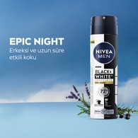  NIVEA DEO NIVEA DEO Nivea Deodorant Sprey Black & White Pwr Epic Night Erkek 150 ml  1 of 7 