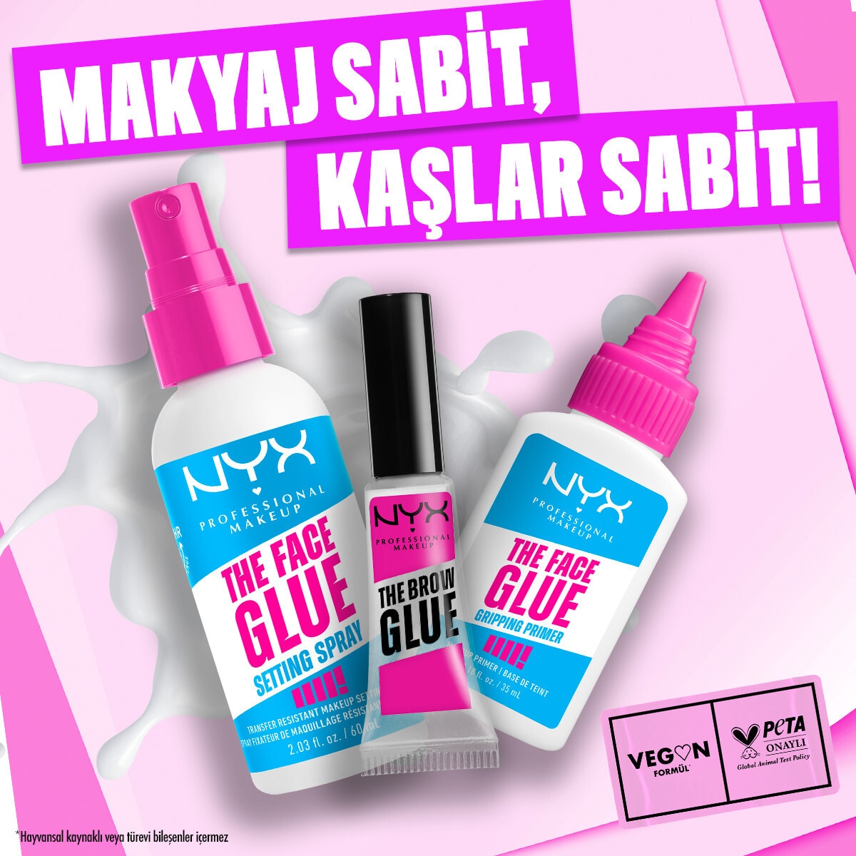 NYX NYX Nyx Professional Makeup Face Glue Makyaj Bazı 1 of 8