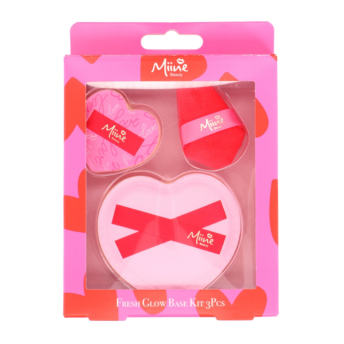  MIINE MIINE Miine Sevgililer Günü Makyaj Süngeri Seti 3'lü  1 of 2 