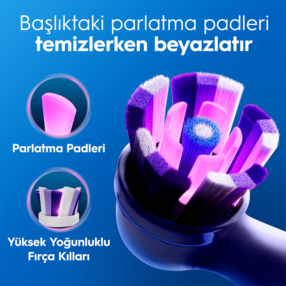 ORAL-B ORAL-B Oral-B Poch Brush IO 3 Beyazlatıcı Şarjlı Diş Fırçası  1 of 8 