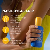  NIVEA SUN NIVEA SUN Nivea Sun SPF 50+ Koruma & 48 Saat Nemlendirme Güneş Kremi 200 ml Sprey  1 of 8 