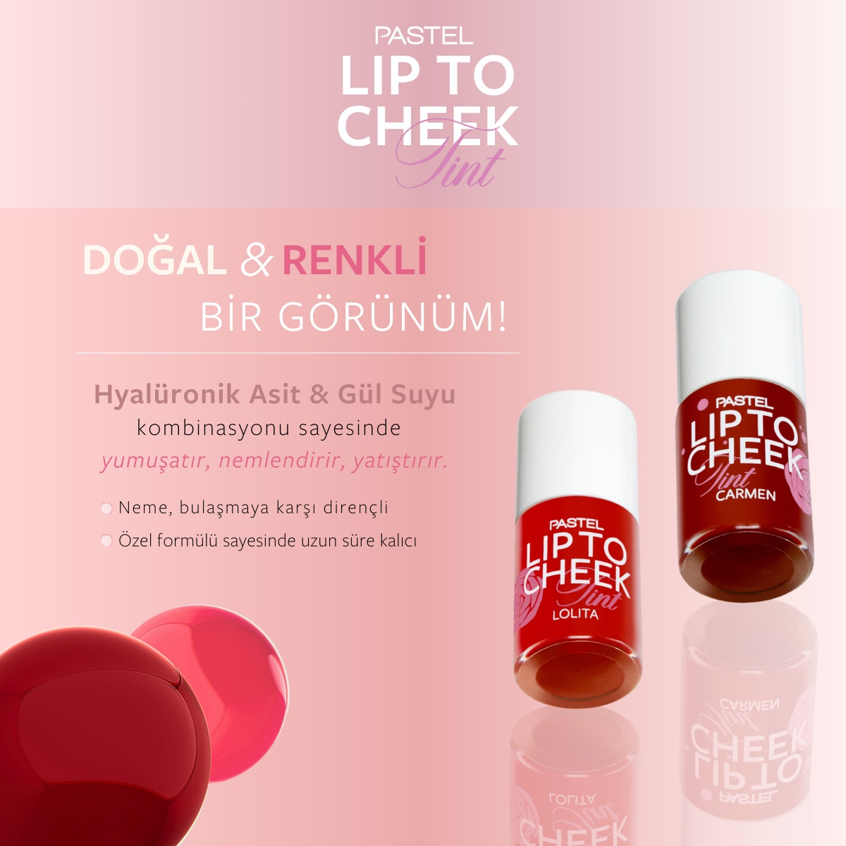  PASTEL PASTEL Pastel Lip To Cheek Tint 02 Lolita  1 of 7 