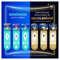 Orkid Ultra Ekstra Dörtlü Hijyenik Ped Gece Plus 14'lü