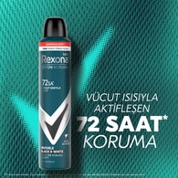 REXONA REXONA Rexona Men Erkek Sprey Deodorant Invisible Black & White 72 Saat Kesintisiz Üstün Koruma 200 ml 1 of 9