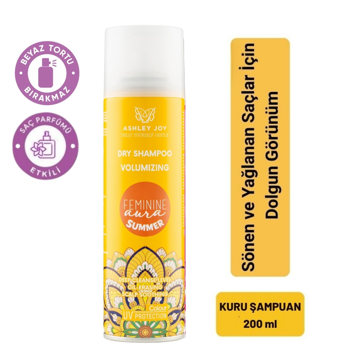 ASHLEY JOY ASHLEY JOY Ashley Joy Feminine Aura Summer Kuru Şampuan 200 ml 1 of 4