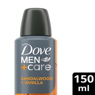  DOVE DOVE Dove Men Sandalwood & Vanilya Deodorant 150 ml  1 of 1 
