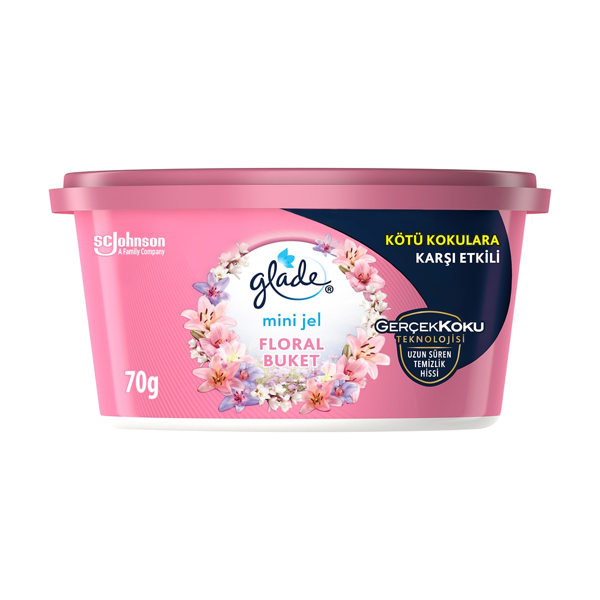 undefined GLADE Glade Mini Jel Floral 70 g 1 of 2
