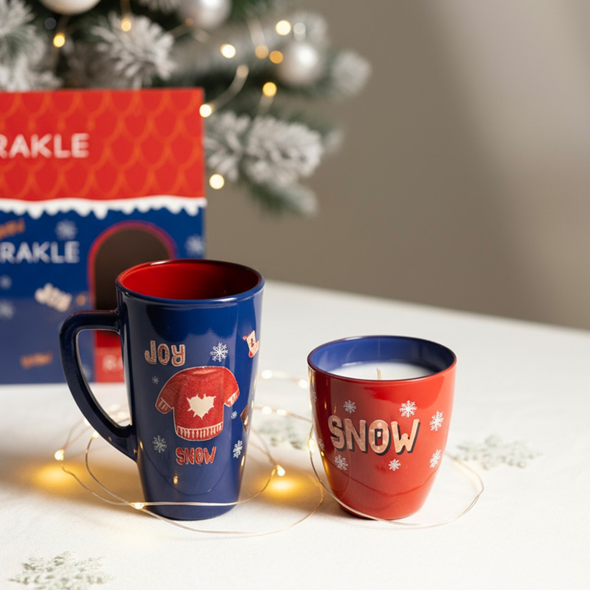  undefined RAKLE EXC. Rakle Joy & Snow Mum ve Kupa Hediye Seti  1 of 1 