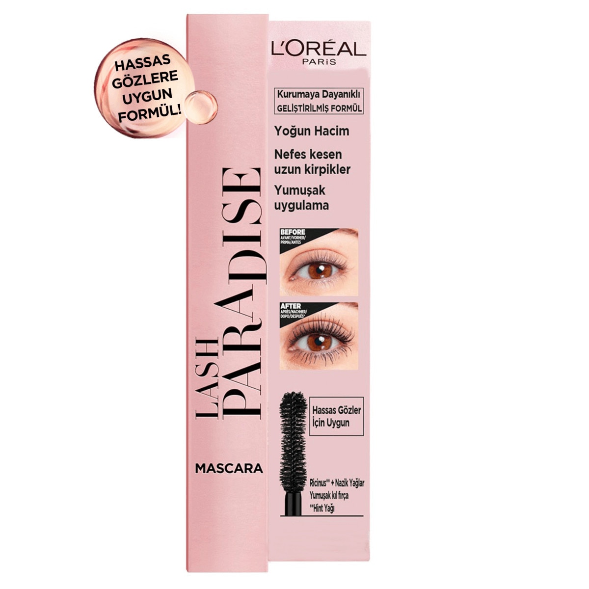 LOREAL PARIS LOREAL PARIS L'Oreal Paris Paradise Maskara Siyah 1 of 5