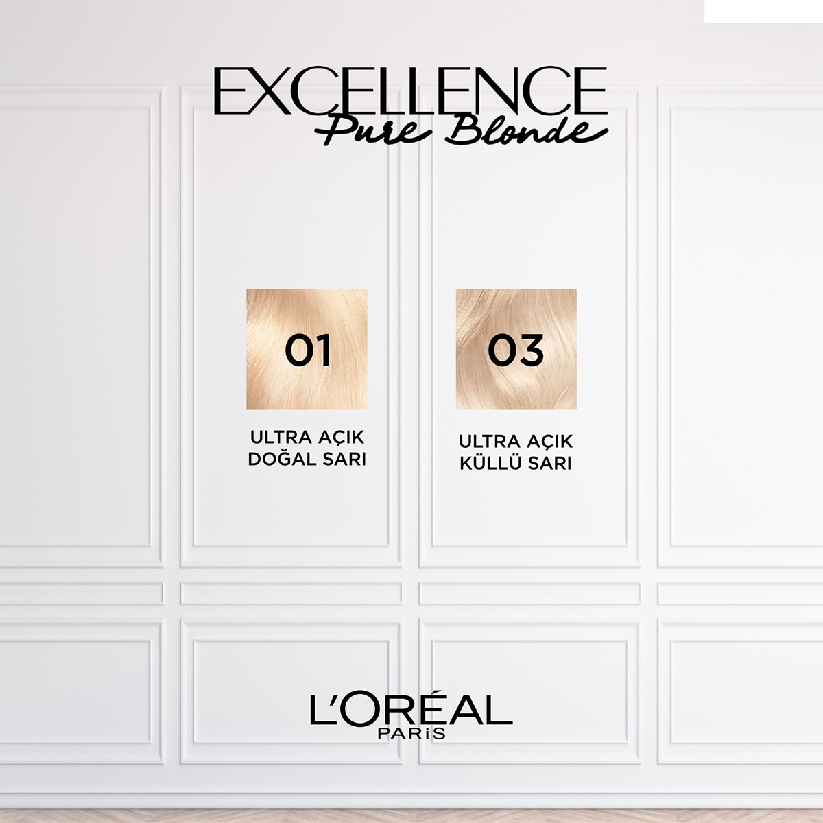 EXCELLENCE EXCELLENCE L'Oreal Paris Excellence Ultra Açık Küllü Sarı Saç Boyası 03 1 of 8