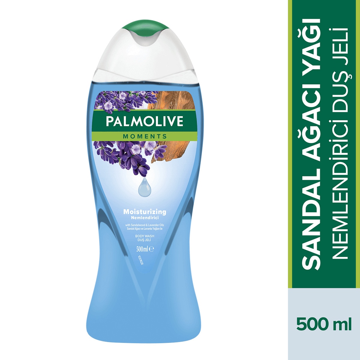 PALMOLIVE PALMOLIVE Palmolive Moments Sandal Ağacı ve Lavanta Yağları ile Nemlendirici Banyo ve Duş Jeli 500 ml 1 of 1